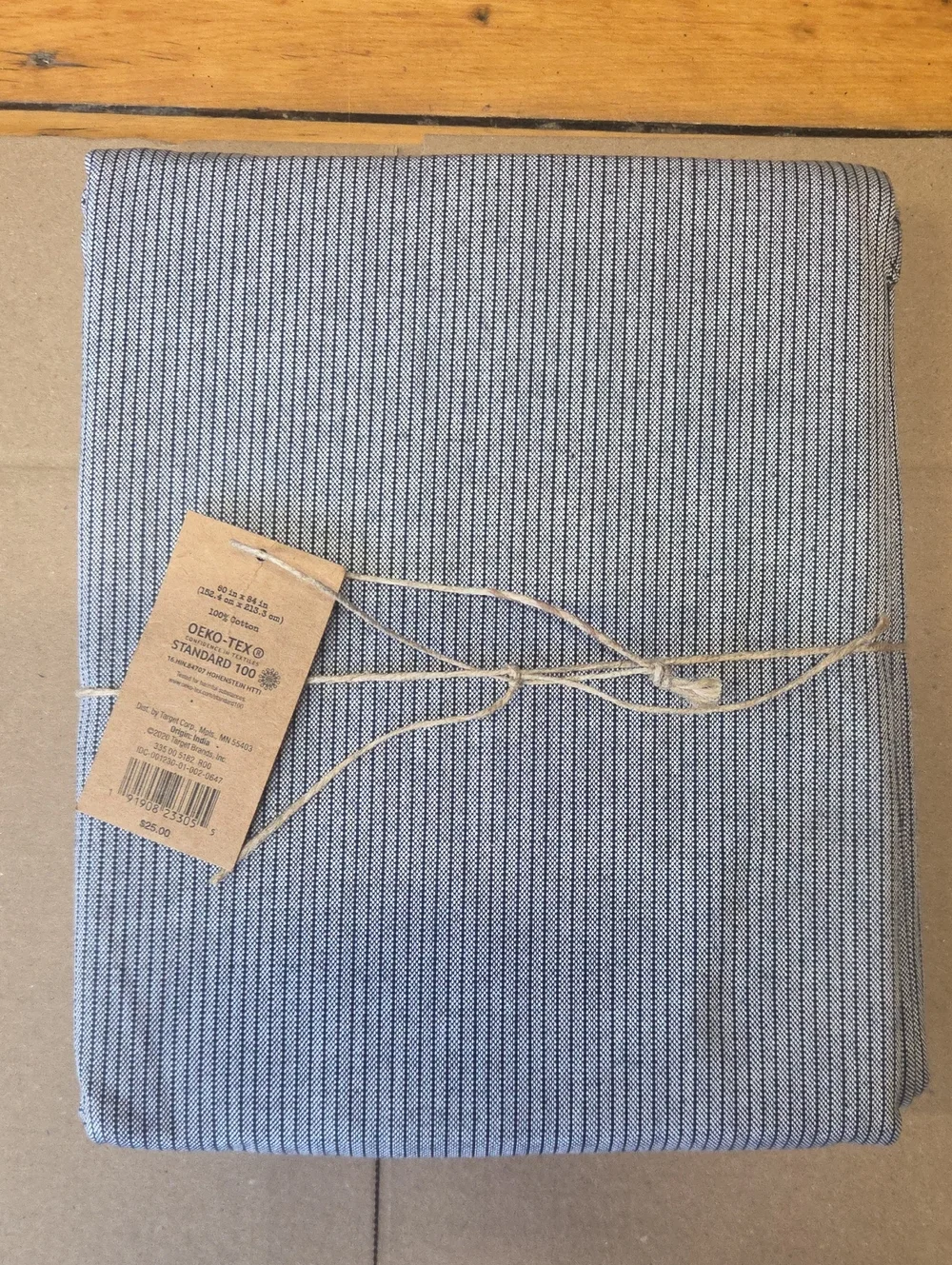 Levi’s Target Tablecloth Navy Blue White Stripe Levi 60